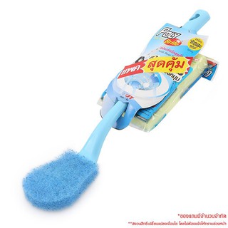 🔥HOT🔥 โพลี-ไบรท์ แปรงขัดโถสุขภัณฑ์ สีฟ้า POLY-BRITE Toilet Bowl Brush Blue Color