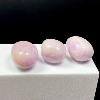 เซ็ตหินคุนไซต์ ก้อนขัดมัน 3ชิ้น (Kunzite Tumbled Set) #7