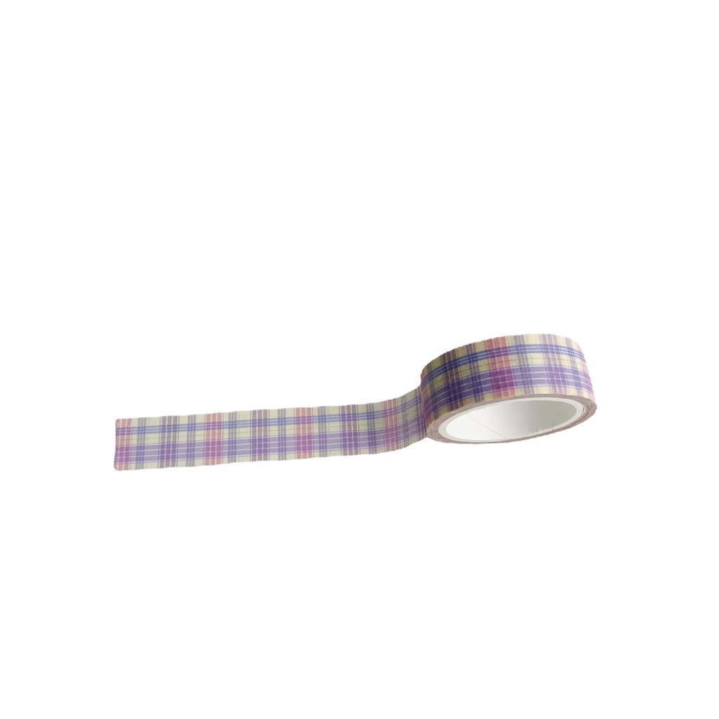 สติกเกอร์เทปวาชิ ลายสก๊อต สําหรับตกแต่งสมุดภาพ DIY - รูปที่ 3