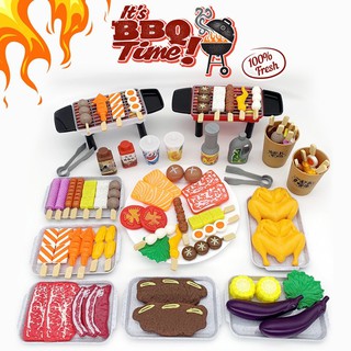 ชุดเซทของเล่นปิ้งย่าง BBQ รวม 80 ชิ้น