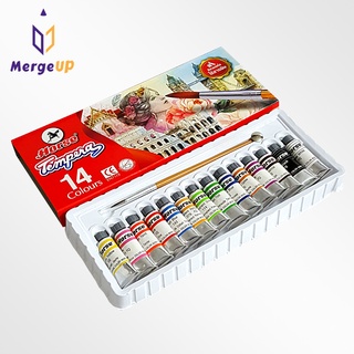 [กล่อง 14 สี] สีน้ำ ตราม้า Horse Bright Water Colour