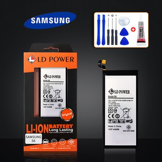 LD POWER แบตเตอรี่ Samsung S6 Battery Galaxy S6 มีคุณภาพดี งานแท้ บริษัท