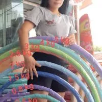 👍โปรแรงส์ 👍ฮูล่าฮูป 1.5 กิโลกรัมSizeL แบบเกลียวมีซับนุ่ม👍👍👍