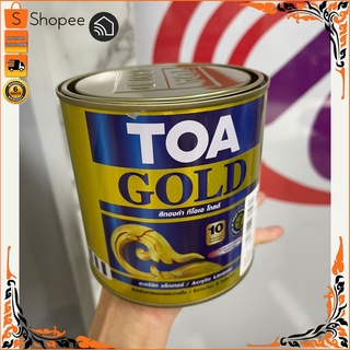 สีทองคำ ทีโอเอ โกลด์ (TOA GOLD) สูตรอะคริลิค แล็กเกอร์ GL444 -ขนาด 1/4 แกลลอน