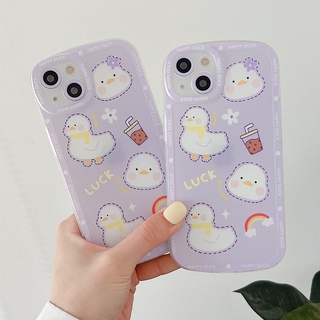 เคสโทรศัพท์ซิลิโคน TPU แบบนิ่ม ลายเป็ด สําหรับ OPPO A5S A12 A53 A52 A92 A5 A9 2020 A3 A3S A12E A31 A32 A33 A72 F9 F11 F7 YOUTH RENO 5 6 4G 5G