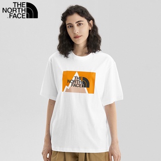 [S-5XL]The North Face ของแท้ 100% เสื้อยืดแขนสั้นลําลอง ระบายอากาศ น้ําหนักเบา แฟชั่นคู่รัก สําหรับผู้หญิง