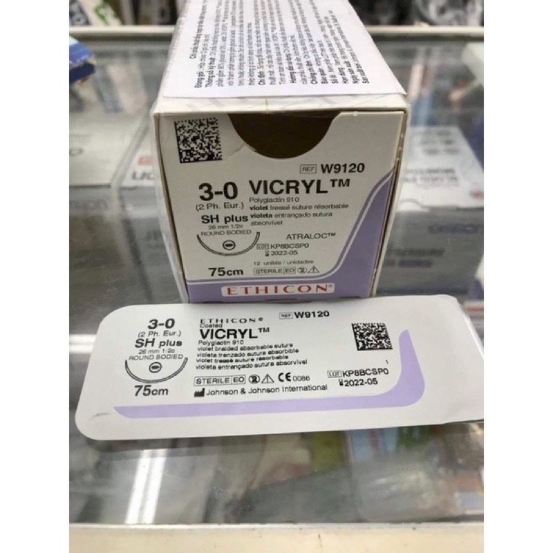 Vicryl 3/0 SELF-ADHESIVE MAGIC THREAD รหัส W9120 วันที่ 2027