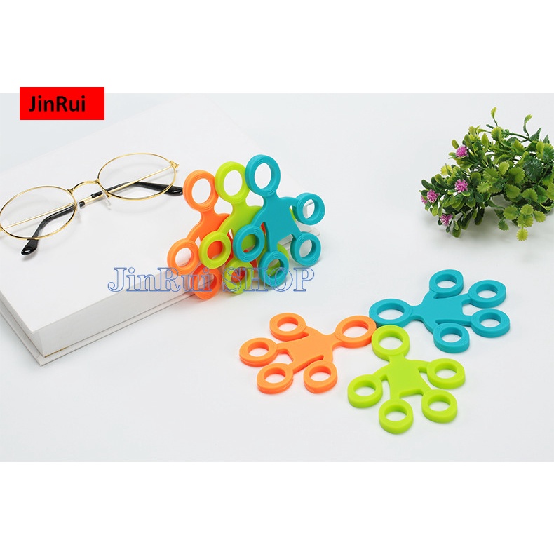 Silicone Finger Exerciser Palm Rally Human Shaped Silicone Finger Trainer Silicone Rally - รูปที่ 2