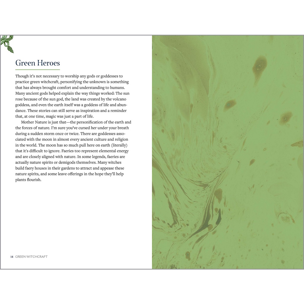 หนังสือภาษาอังกฤษ Green Witchcraft A Practical Guide to Discovering the ...