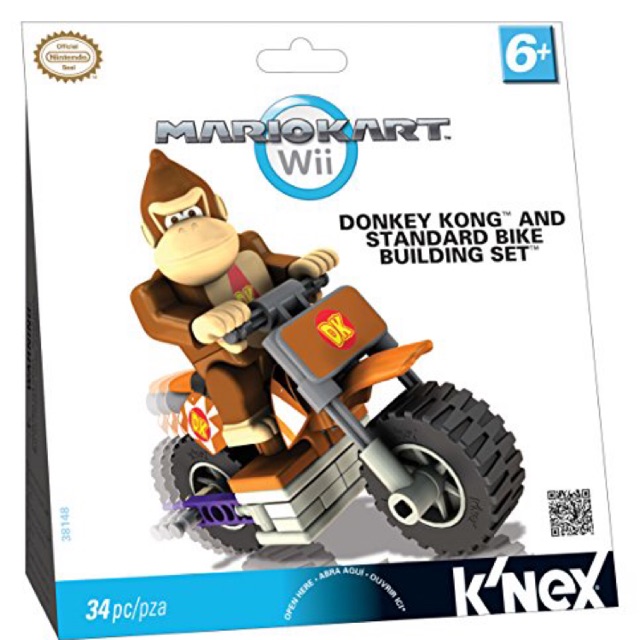 K'Nex Nintendo Mario Kart Wii Donkey Kong Bike