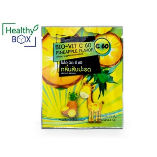 Biopharm Bio-Vit C60 20เม็ด ไบโอ-วิตซี กลิ่นสับปะรด