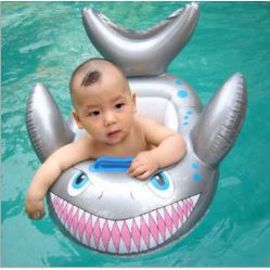 พร้อมส่ง! ของเล่นเด็ก ห่วงยางเด็กแบบขาสอด ลายปลาฉลาม/ปลาวาฬ
