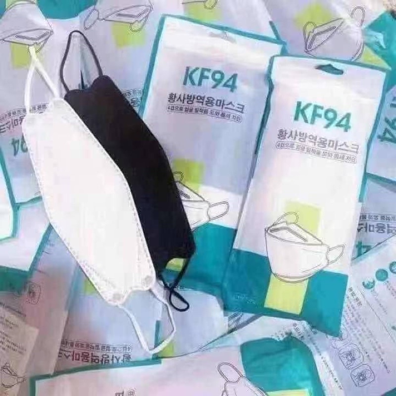 เกาหลี KF94 หน้ากากอนามัยเกาหลี กันฝุ่น กันไวรัส ทรงเกาหลี 3D หน้ากากอนามัย สินค้า1แพ็ค10ชิ้นสุดคุ้ม