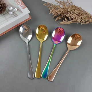 KITCHENWARE_NUMBER1 ช้อนแบ่งอาหารสแตนเลส ช้อนตัดแบ่งอาหาร มี 4 สี