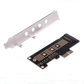 การ์ดแปลง PCIe X1 to M.2 NVMe Gen3 3.0 ADAPTER M2 SSD HARDDISK ฮาร์ดดิสก์ M KEY LOW PROFILE COMWORK