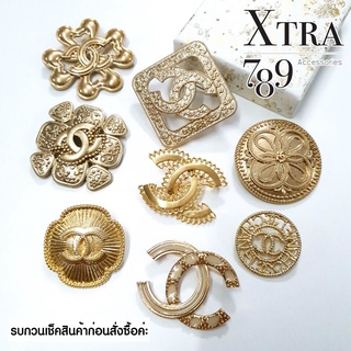 เข็มกลัด เข็มกลัดติดเสื้อ เข็มกลัดแบรนด์ โทนสีทอง - BRC