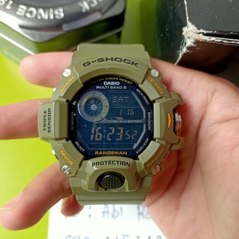 ขายนาฬิกา G-Shock GW-9400 Rangeman (แมวเขียว)