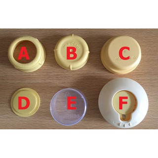 Medela travel caps, collars (ring), discs, solid lids (ฝาปิดขวด ริงวงแหวน ฝาปิดจุก)