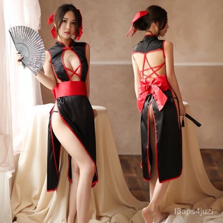 2087# Sexy Lingerie Sleepwear Sexy Uniform Cheongsam Chinese Style Witch Uniform Role Playing Sex Game Cosplay Sex Linge