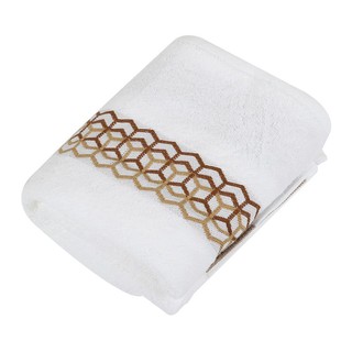 towel TOWEL HOME LIVING STYLE CHAIN 30X60" WHITE Towel, robe toilet ผ้าเช็ดตัว ผ้าขนหนู HOME LIVING STYLE CHAIN 30X60 นิ