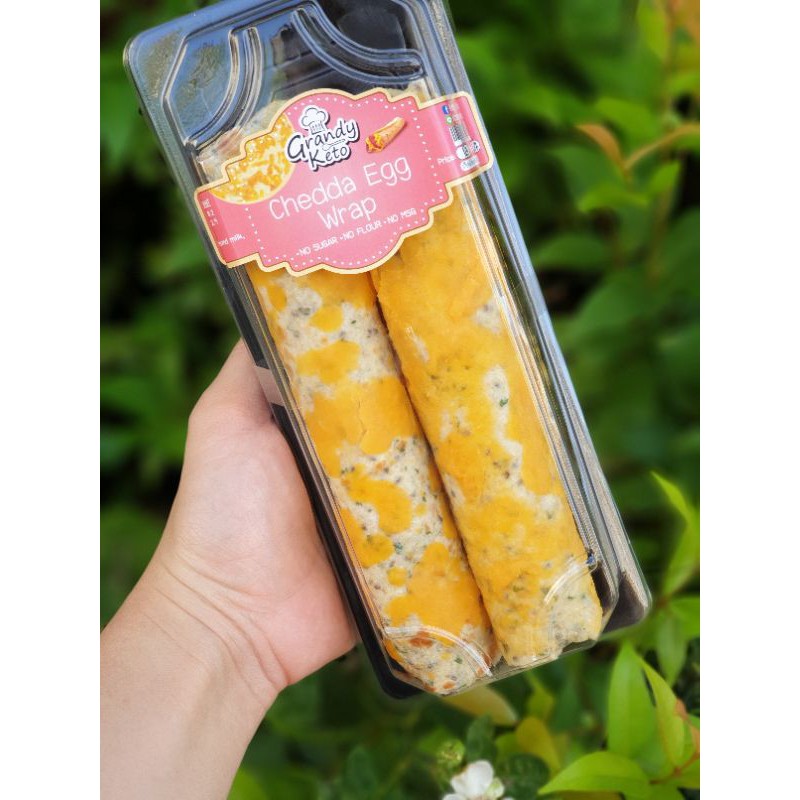 📌คีโต📌Chedda Egg Wrap แร็ปไข่ขาว เชดด้าชีส คีโต