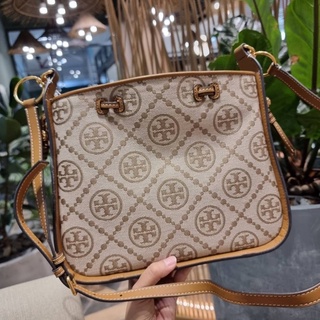 TORY BURCH T MONOGRAM JACQUARD BELL BAG