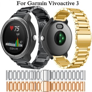 สายนาฬิกาข้อมือสแตนเลส Garmin Vivoactive 3 Watch