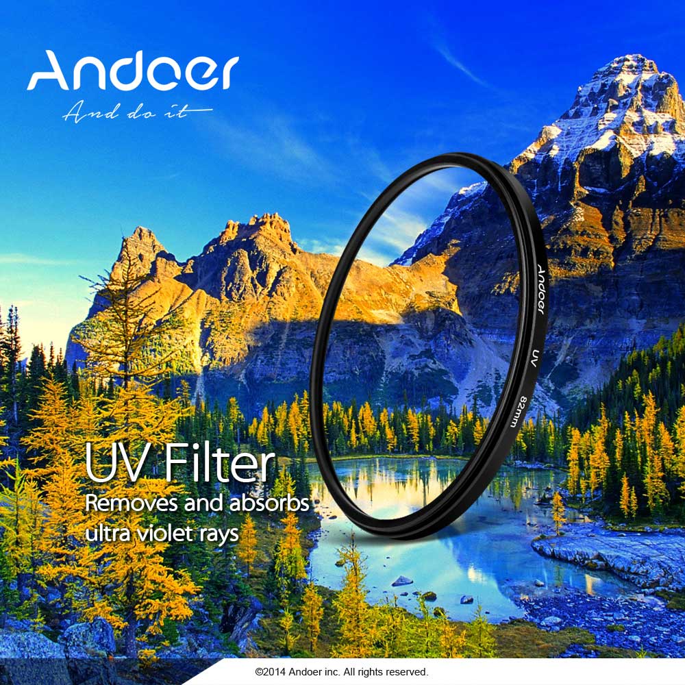 กล้องกรองAndoer 58mm UV Ultra-Violet Filter Lens Protector for Canon ...