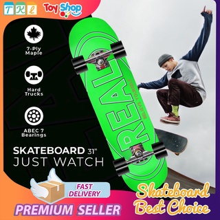 Skateboards สเก็ตบอร์ด 80cm ผู้เริ่มต้นเล่น-มืออาชีพ สเก็ตบอร์ด ผู้เริ่มเล่น ล้อ60x45mm รับน้ำหนักได้ 150 กก.