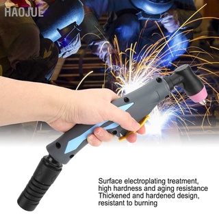 HaoJue Welding Torch Head Plasma Cutting Gun with Blue Curved Handle Welder Accessories