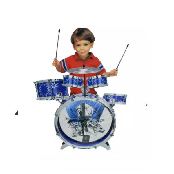 TeleCorsa ชุดกลองใหญ่สำหรับเด็ก รุ่น 698206 30 (สีน้ำเงิน)
