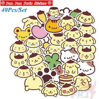 ❉ Pom Pom Purin - Sanrio Anime สติ๊กเกอร์ ❉ 40Pcs/Set DIY Decals สติ๊กเกอร์ for Album Diary Laptop Scrapbooks Skateboard