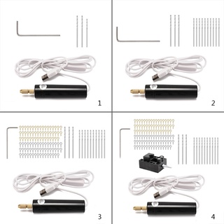 Flgo ชุดเครื่องมือสว่านไฟฟ้าขนาดมินิ Diy สําหรับใช้ในการแกะสลักเครื่องประดับอีพ็อกซี่เรซิ่น