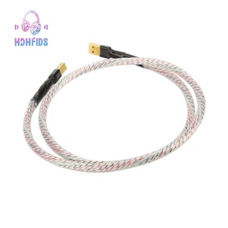 HiFi USB 2.0 Cable a to Type B (Male - Male) Fever USB Digital Audio Cord for Decoder, Sound Card, Mixer - 1M