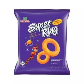 ซุปเปอร์ริงขนมข้าวโพดอบกรอบรสชีส Super Ring