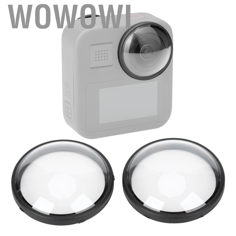 Wowowi แผ่นป้องกันเลนส์กล้อง 2 ชิ้นใน Gopro Max