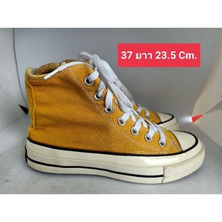 Converse แท้ Size 37 ยาว 23.5 รองเท้ามือสอง ผ้าใบ แฟชั่น ทำงาน ลำลอง เที่ยว เกรด A+(P)