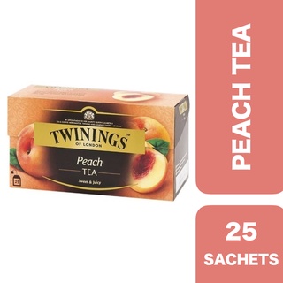 Twinings Peach Tea 25 Bags ++ ทไวนิงส์ ชาพีช 25 ถุง