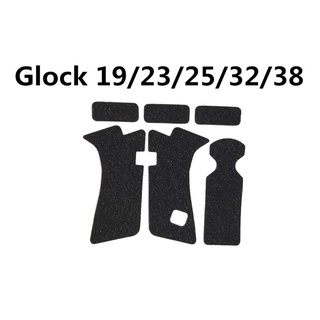 High quality Non-slip Rubber Texture Grip Wrap Tape Holster Pistol For Glock 17 19 21 20 22 25 26 27 33 43 Magazine Acce