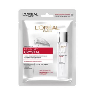 พร้อมส่ง​ LORÉAL PARISRevitalift Crystal Micro-Essence Treatment Mask