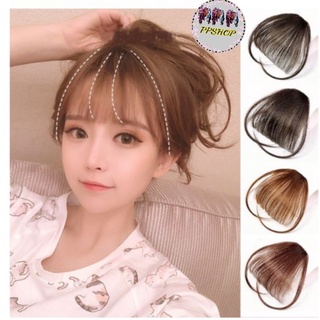 🔥มี12สี แฮร์พีซหน้าม้า ติดผมหน้าม้าปลอม สำหรับผู้หญิง Mini air hair clip JLH