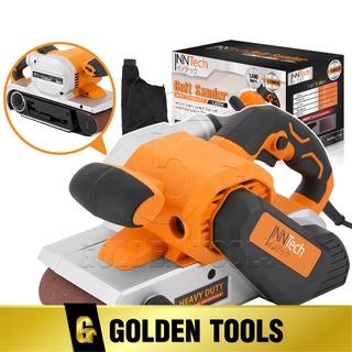 InnTech เครื่องขัดกระดาษทราย สายพาน (รุ่นรถถัง) Belt Sander 100มม. 4 นิ้ว 1,400W รุ่น IT-941 แถมฟรี! กระดาษทรายขนาด 100ม