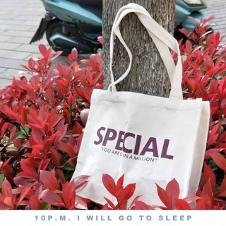 ทักแชทก่อนสั่ง 🕙 กระเป๋าผ้าพิมพ์ลาย (Special tote bag)