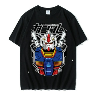 [2022]ผ้าฝ้าย 100% เสื้อยืดคอตตอน พิมพ์ลายการ์ตูนน่ารัก Gundam Warrior Flying เสื้อยืดผ้าฝ้ายหล