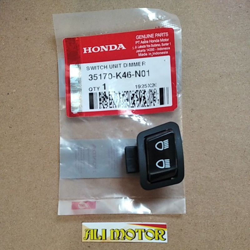 TOMBOL Vario 110 fi ปุ่มหรี่ไฟฉีด (2 ช่อง) 35170-K46-N01 ori AM