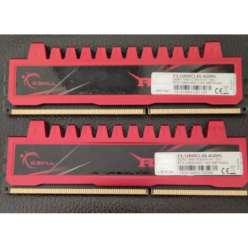 G.skill Ripjaws 4GB DDR3 Bus 1600 ประกัน JIB