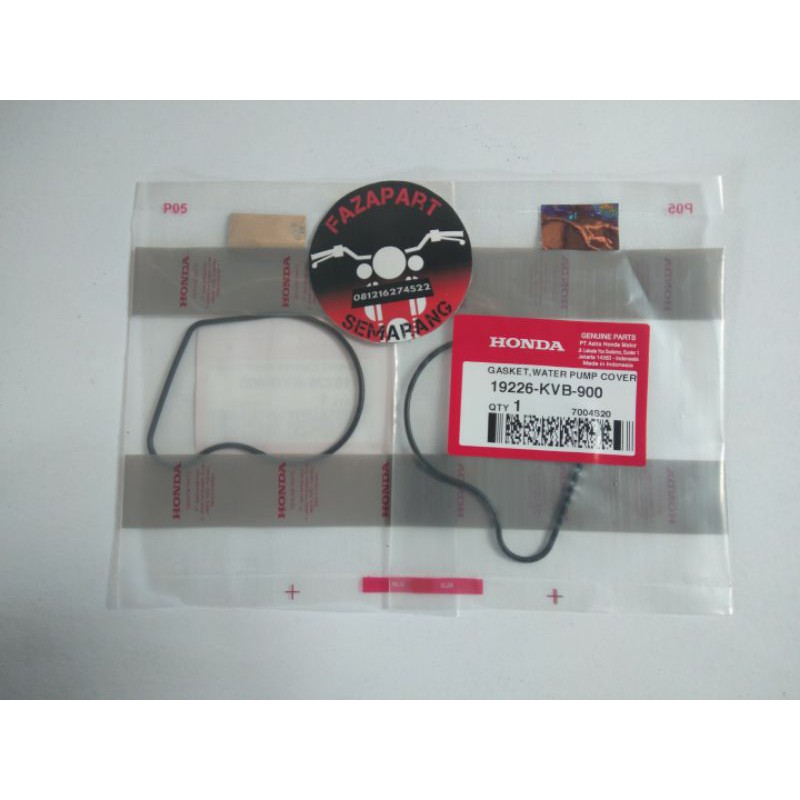 ซีล ORING GASKET WATERPUMP HONDA VARIO 110 CARBON AHM 19226-KVB-900