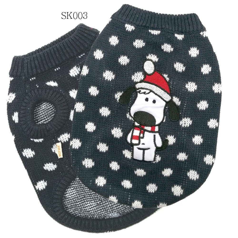 BUTTER DOGWEAR เสื้อกันหนาวสุนัข เสื้อไหมพรม เสื้อผ้าสำหรับสุนัข Brand Butter SK003 , SK004
