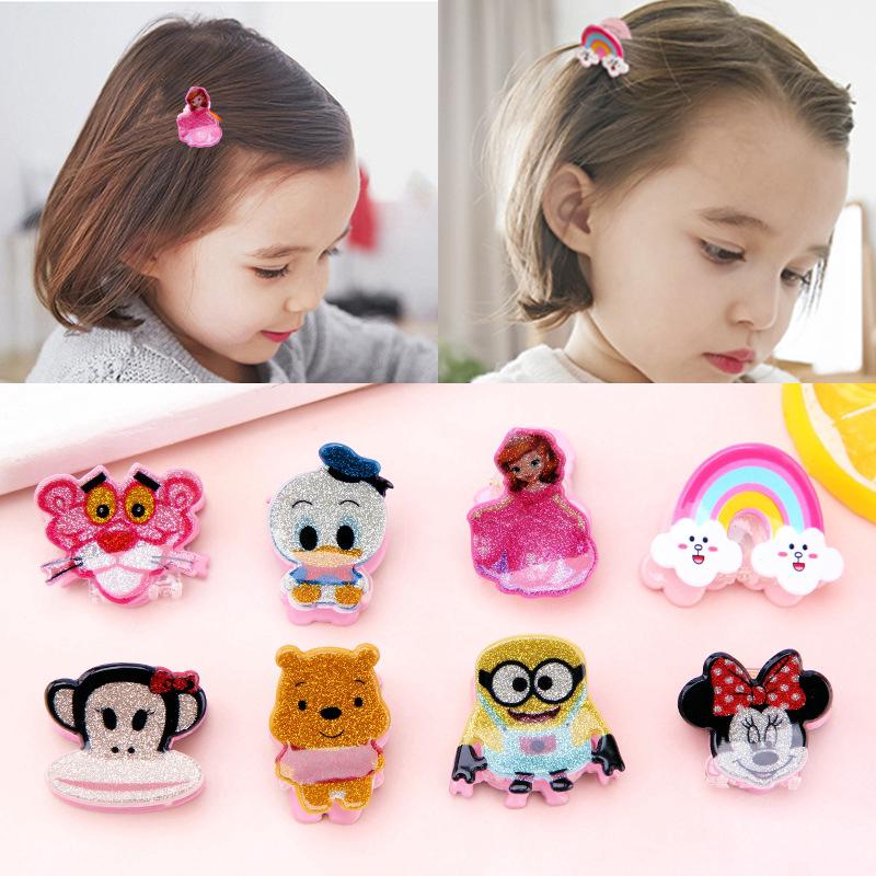 Childrens Mickey Hairpin Baby Cute Cartoon Hairpin กิ๊บเด็กมิกกี้เด็กกิ๊บการ์ตูนน่ารัก