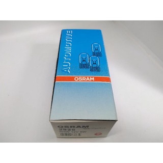 หลอดไฟเสียบเล็ก  T10  OSRAM  12V   5w ( 10 หลอด )